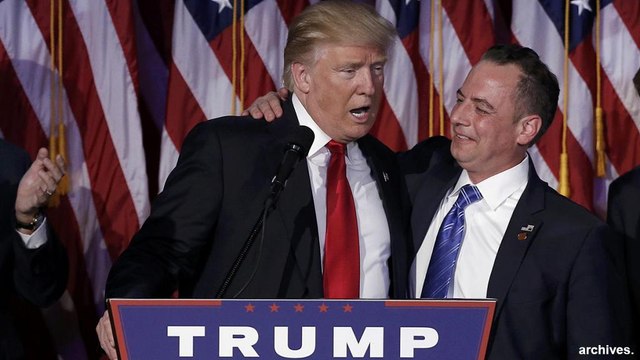 Usa. Trump sceglie Preibus come capo gabinetto e Bannon come responsabile strategia