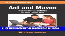 [PDF] Epub Ant and Maven Interview Questions You ll Most Likely Be Asked Full Online