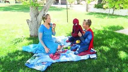 ELSA IS A ZOMBIE vs Spiderman vs Funny JOKER PRANK Superman Spider Cockroach Superhero Funny Comic