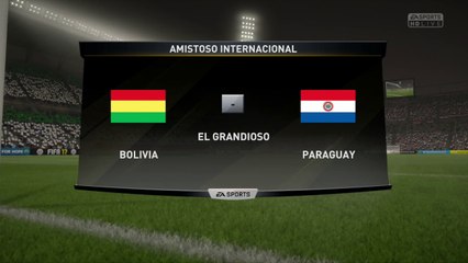 Bolivia vs Paraguay Fifa 17 Partido clasificatorio copa del mundo - Simulacion PS4 PRO