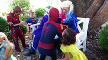 BABY Rapunzel Elsa Spiderman Milk Bottle Kidnap Prank Supergirl PAW Patrol Funny Superheroes