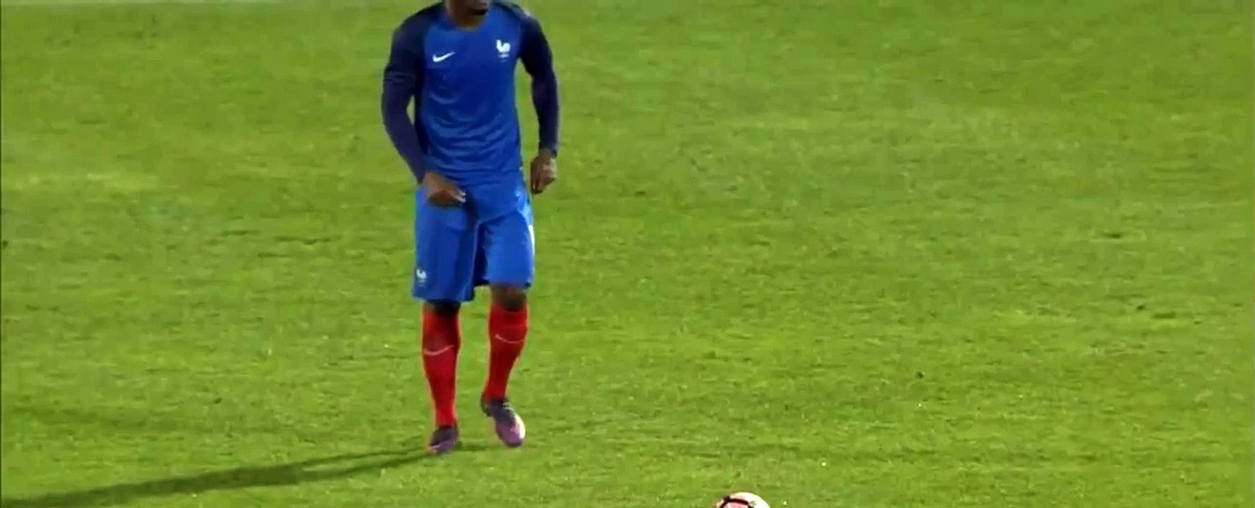 Le superbe coup-franc de Wylan Cyprien contre l'Angleterre U21 !