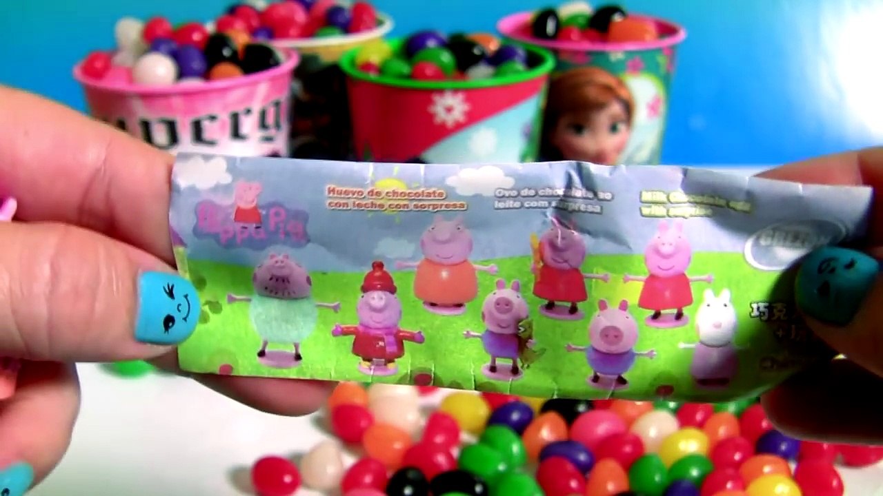 Disney Jelly Beans Surprise Supergirl Mickey Anna Elsa Frozen by Funtoyscollector Disney Toy Review-aLmxNTh0aQE