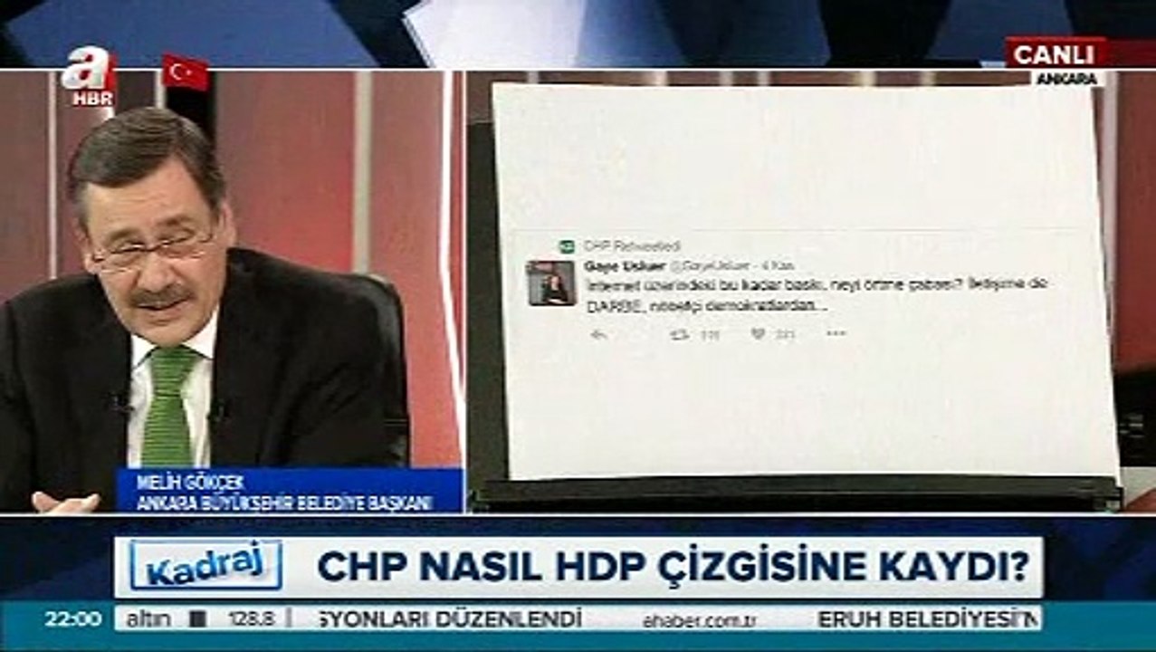 Melih Gökçek: Atatürk sağ olsaydı bunların hepsini sopayla kovalardı