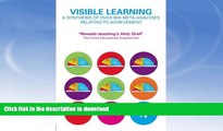 Pdf Visible Learning A Synthesis Of Over 800 Meta Analyses - 