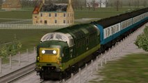 Train Simulator 2017 Gameplay British Rail Class 55 Green - Deltic Diversion -