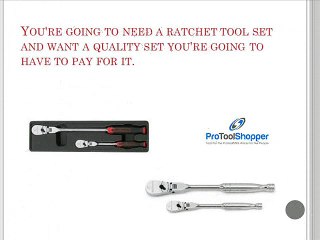Ratchet Tool Set For Your Home Improvement