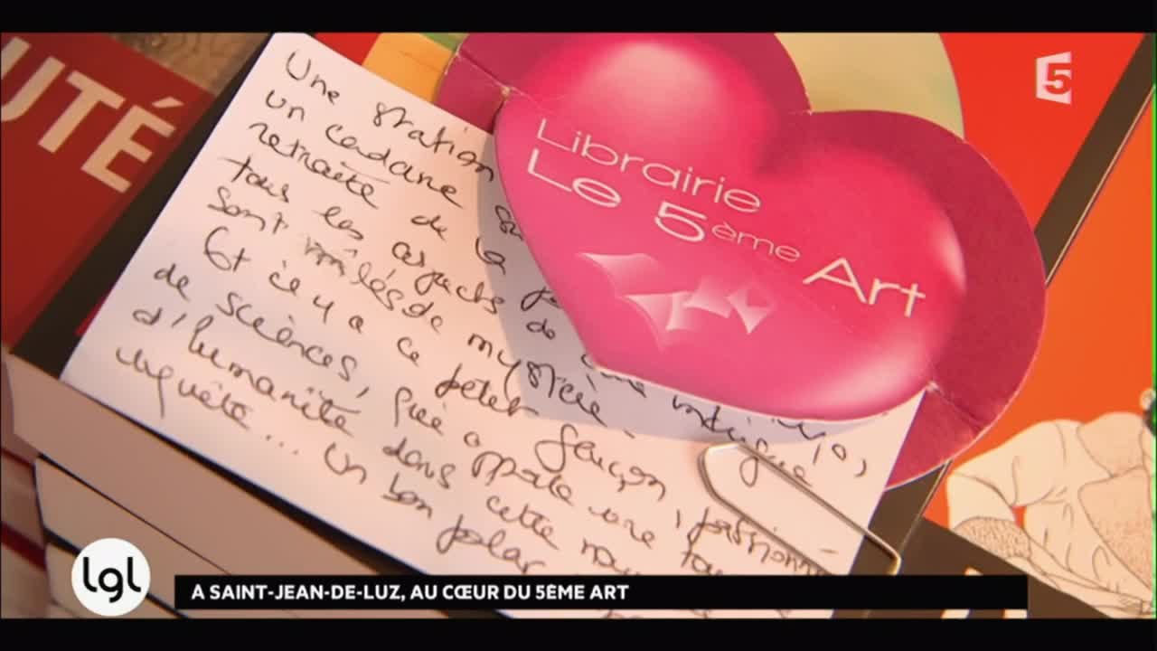 Bienvenue à la librairie 5ème art à Saint-Jean-de-Luz
