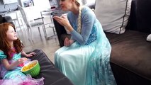 Frozen Elsa Eats a Spider!! Funny spider prank elsa vs spiderman and Disney Princesses in Real life