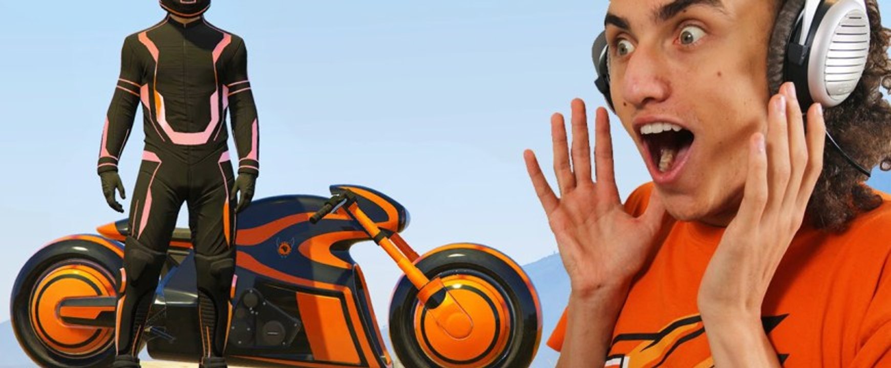 KWEBBELKOP-NEW EXTREME BIKE LASER FIGHT! (GTA 5 Funny Moments)