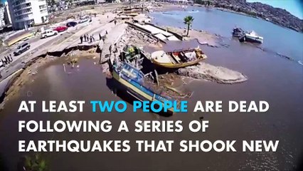 New Zealand quake: At least 2 dead in powerful tremor