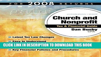 [PDF] FREE Zondervan 2009 Church and Nonprofit Tax and Financial Guide: For 2008 Tax Returns