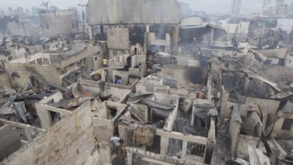 Al menos 3 muertos y 6.000 personas sin hogar por un incendio en Manila
