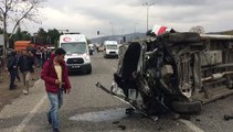 Çaycuma'da ambulans kazası...3