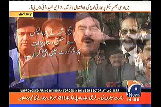 Sheikh Rasheed complete media talk @ SC 14 November 2016, submits 600 pages of evidences in SC, regarding Panama Leaks