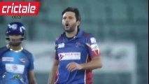 Shahid Afridi 2 Wickets in an Over vs Dhaka -- BPL 2016 Match 9 -cricket