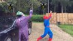 EVIL Elsa Pulls Funny Pranks w/ Spiderman Frozen Elsa Joker Anna - Funny Superhero Prank Movie