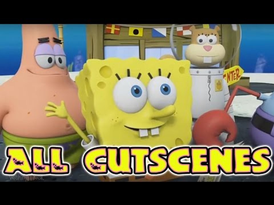 Spongebob Heropants All Cutscenes | Full Game Movie (X360, VITA)