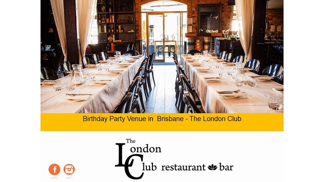 Birthday Party Venue in Brisbane - The London Club