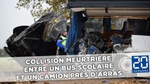 Collision meurtrière entre un bus scolaire et un camion près d'Arras