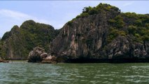 La baie d'Ha Long, au Vietnam, avec Antoine