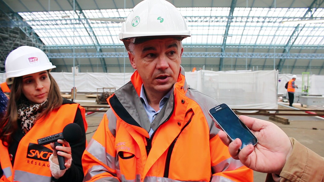 Les travaux de la verrière de la gare Saint-Jean expliqués par le maître d'oeuvre