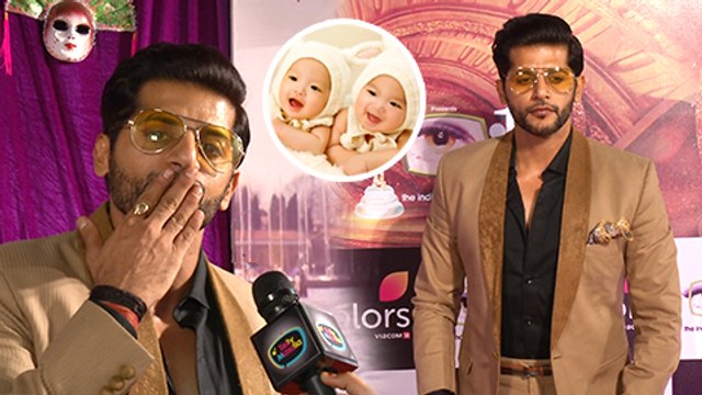 Karanvir Bohra Talks About His Twin Daughters At ITA Red Carpet | Naagin 2