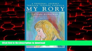 Buy books  My Rory: A Personal Journey Through Teenage Anorexia online to buy