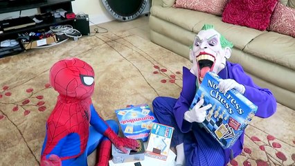 Download Video: Frozen Elsa Loses Her Dress! - Frozen Elsa vs Joker Girl vs Spiderman vs Joker - Fun Superheroes