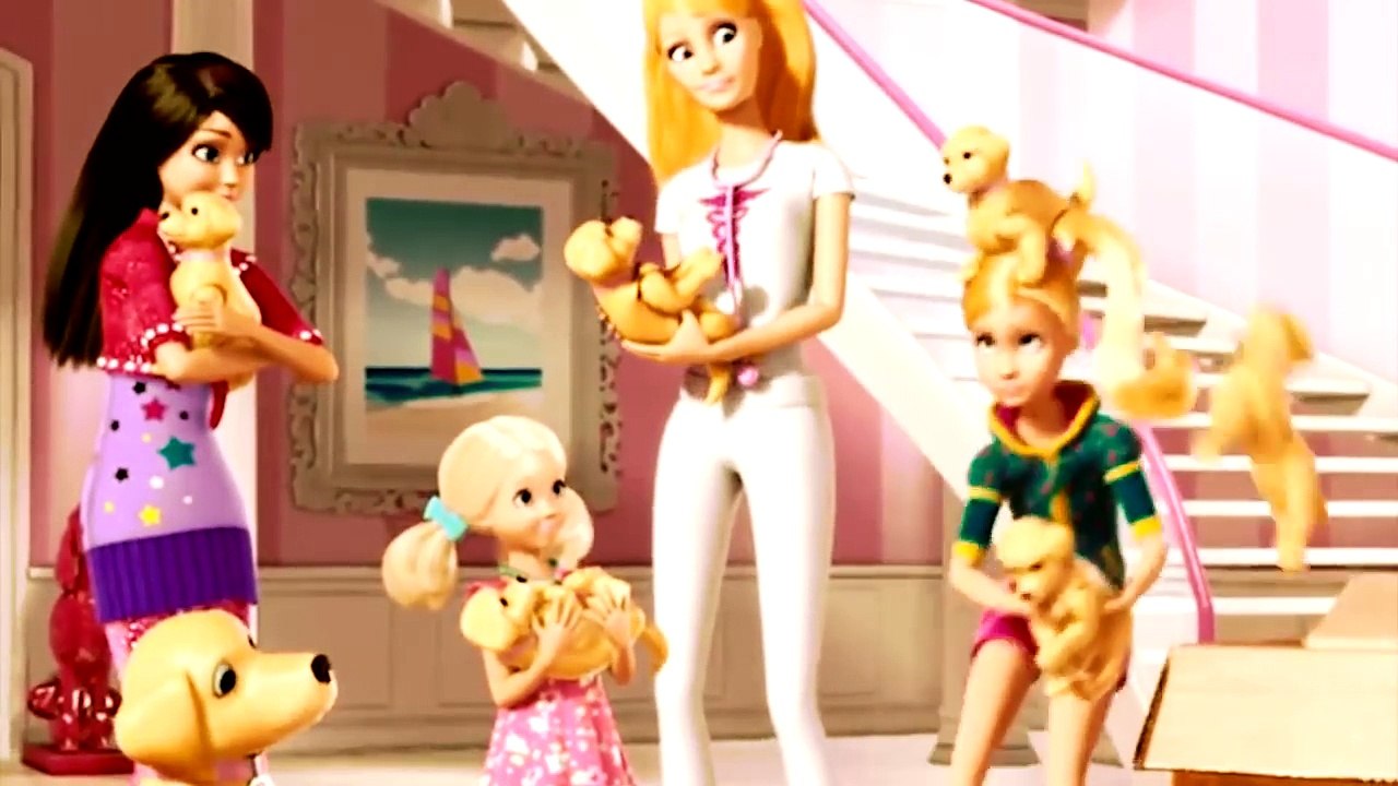 Barbie en Francais - Des chiots partout