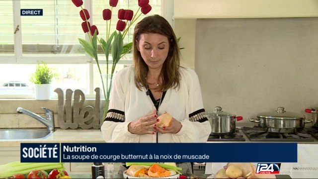 Préparez une soupe de courge butternut à la noix de muscade
