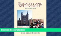 Read Equality and Achievement: An Introduction to the Sociology of Education (2nd Edition)