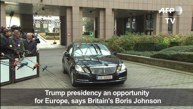 'Deal maker' Trump an opportunity for Europe: UK's Johnson