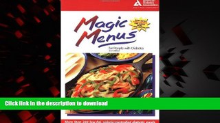 Best books  Magic Menus for People with Diabetes online