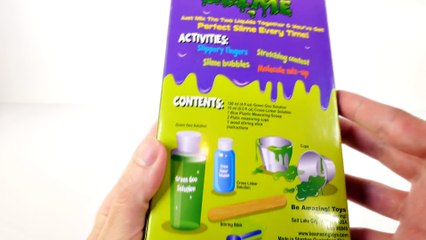 How To Make Slime DIY Secret Science Ooze Green Goo Recipe With Toys Videos ZerO From DCTC