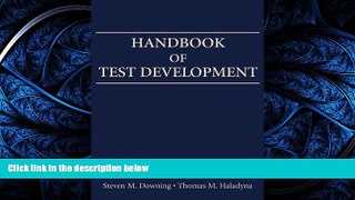 Read Handbook of Test Development (Educational Psychology Handbook) FreeOnline Ebook