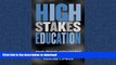 FAVORITE BOOK  High Stakes Education: Inequality, Globalization, and Urban School Reform