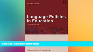 READ book  Language Policies in Education: Critical Issues  FREE BOOOK ONLINE