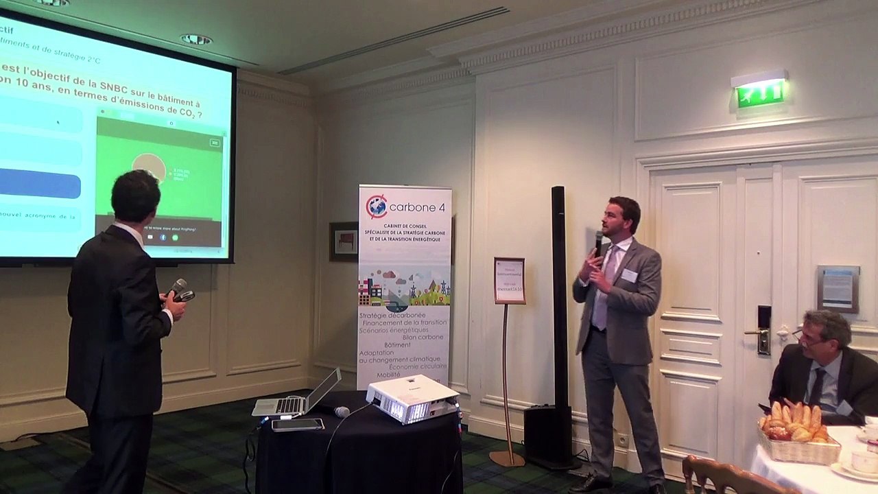 Petit-déjeuner du 13/10/2016 " Être compatible 2°C : de la stratégie de groupe au chantier bas-carbone"