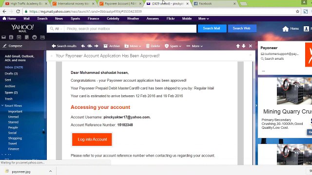 How to get payoneer mastercard From Bangladesh?