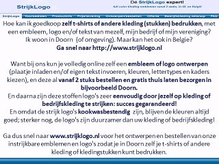 Zelf kleding bedrukken Doorn