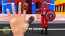 Captain America 3D Finger Family | Nursery Rhymes | 3D Animation In HD From Binggo Channel
