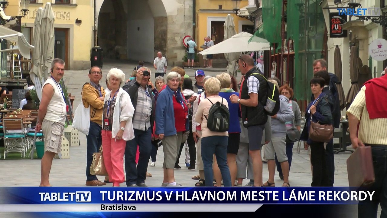 BRATISLAVA: Mesto navštívilo v tomto roku už viac ako milión turistov