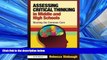 Download Assessing Critical Thinking in Middle and High Schools: Meeting the Common Core FreeBest