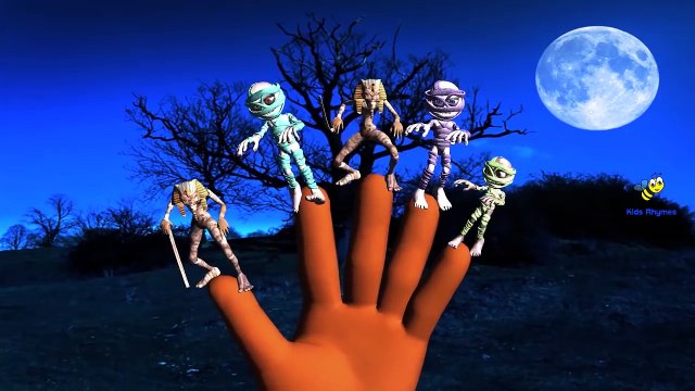 Finger Family Rhymes Dracula Cartoons Mummy | Pupmkin Head Finger Family Children Nursery Rhymes