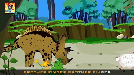 Finger Family Crazy Dinosaur Finger Family | Funny Finger Family Songs | Finger Family