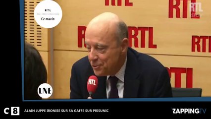 La Nouvelle Edition : Alain Juppé ironise sur sa gaffe sur Prisunic (Vidéo)