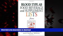 Best books  Blood Type AB Food, Beverage and Supplemental Lists online for ipad