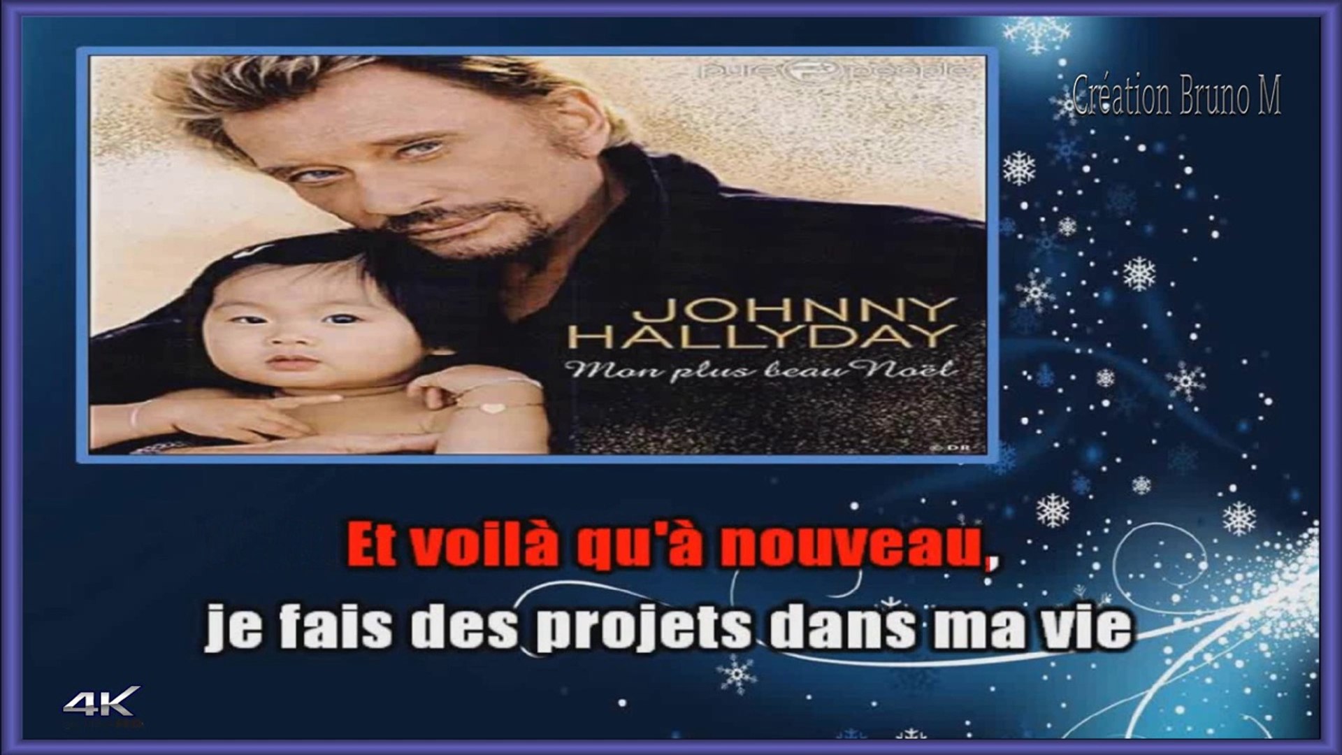 Johnny Hallyday - Mon plus beau Noël KARAOKE / INSTRUMENTAL - Vidéo  Dailymotion