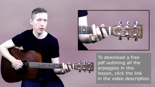 Advancing Guitar Open String Arpeggios  Lesson 6